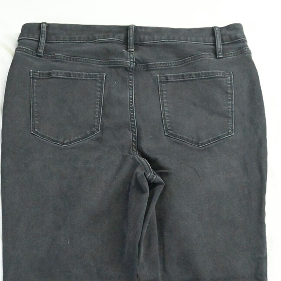 Simply Vera by Vera Wang‎ 16 Skinny Ankle Zipper Black Stretch Denim Jeans - Picture 6 of 7